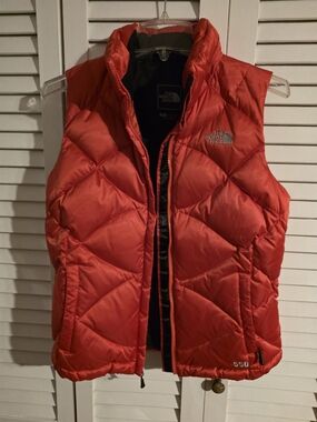 The North Face Red Puffy Down Vest